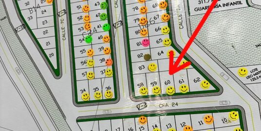 LV-0124 SE VENDE LOTE EN EL MILAGROSO